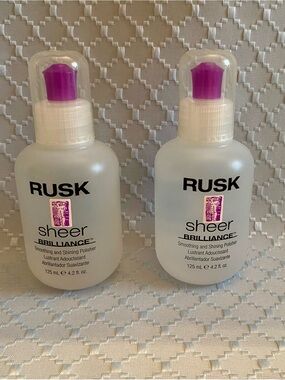 Rusk Sheer Brilliance Smoothing & Shining Polisher Lot of 2